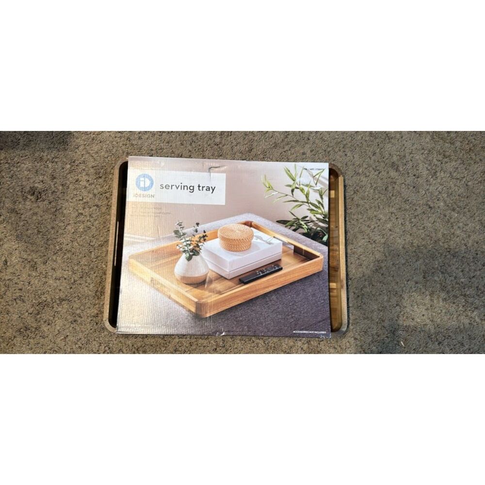iDesign Acacia Wood Serving Tray i